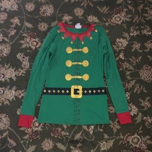 Christmas Elf pajama shirt